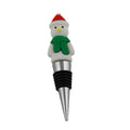 Weihnachtlicher Flaschenverschluss aus PVC – Weihnachtsdeko für Wein & Sekt BST10