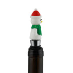Weihnachtlicher Flaschenverschluss aus PVC – Weihnachtsdeko für Wein & Sekt BST10