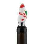 Weihnachtlicher Flaschenverschluss aus PVC – Weihnachtsdeko für Wein & Sekt BST11