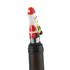 Weihnachtlicher Flaschenverschluss aus PVC – Weihnachtsdeko für Wein & Sekt BST12
