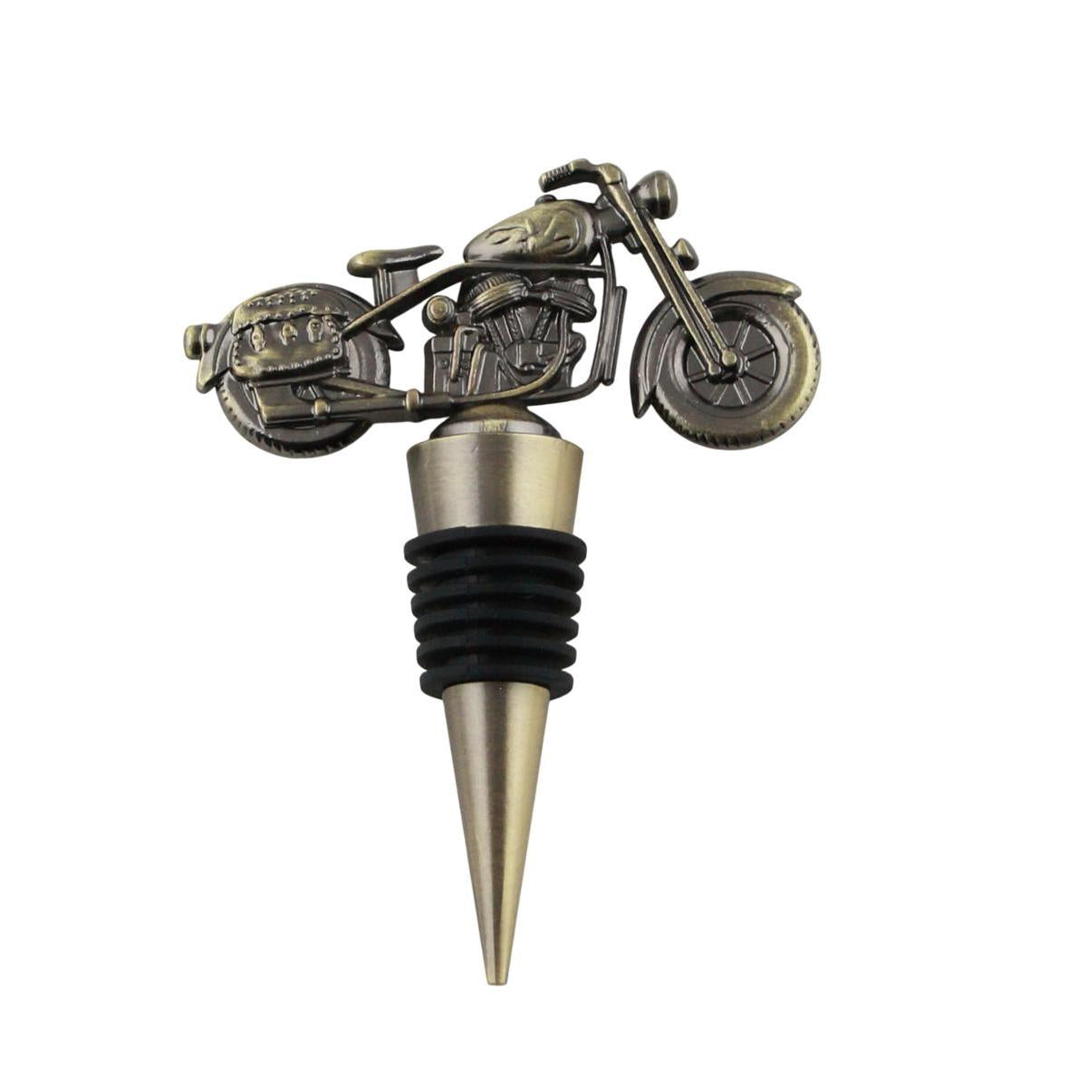 Motorrad Flaschenverschluss aus Metall – Wein, Sekt & Prosecco BST18