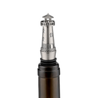 Maritimer Flaschenverschluss Leuchtturm aus Metall – Wein & Sekt BST21
