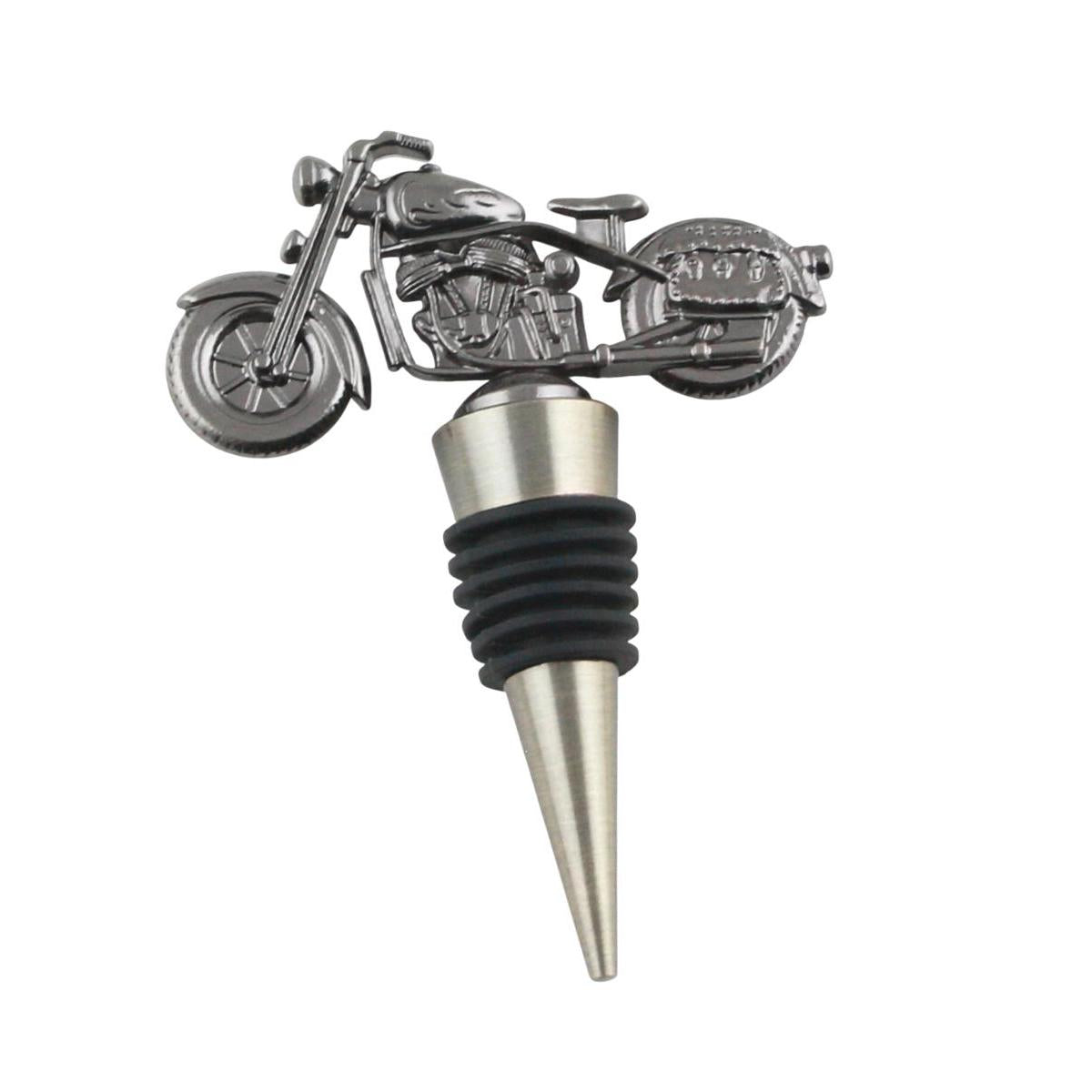 Motorrad Flaschenverschluss aus Metall – Wein, Sekt & Prosecco BST22