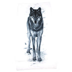 Handtuch Badetuch Wolf 100 cm x 50 cm