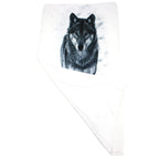 Handtuch Badetuch Wolf 100 cm x 50 cm