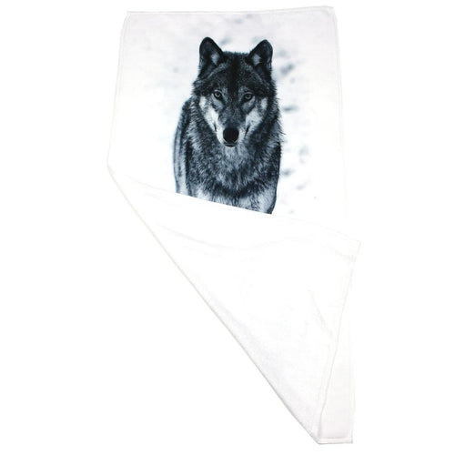 Handtuch Badetuch Wolf 100 cm x 50 cm