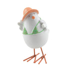 Maritime Deko Figur Huhn aus Polystone im Seedesign Höhe ca.11cm DH10