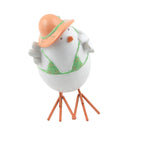 Maritime Deko Figur Huhn aus Polystone im Seedesign Höhe ca.11cm DH10