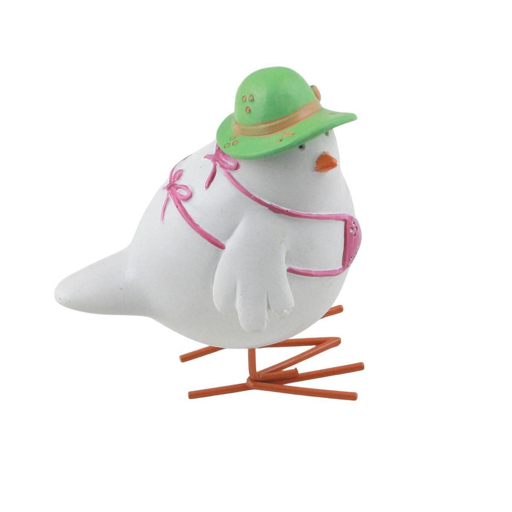 Maritime Dekofigur Huhn aus Polystone – Seedesign Höhe ca. 11 cm DH11