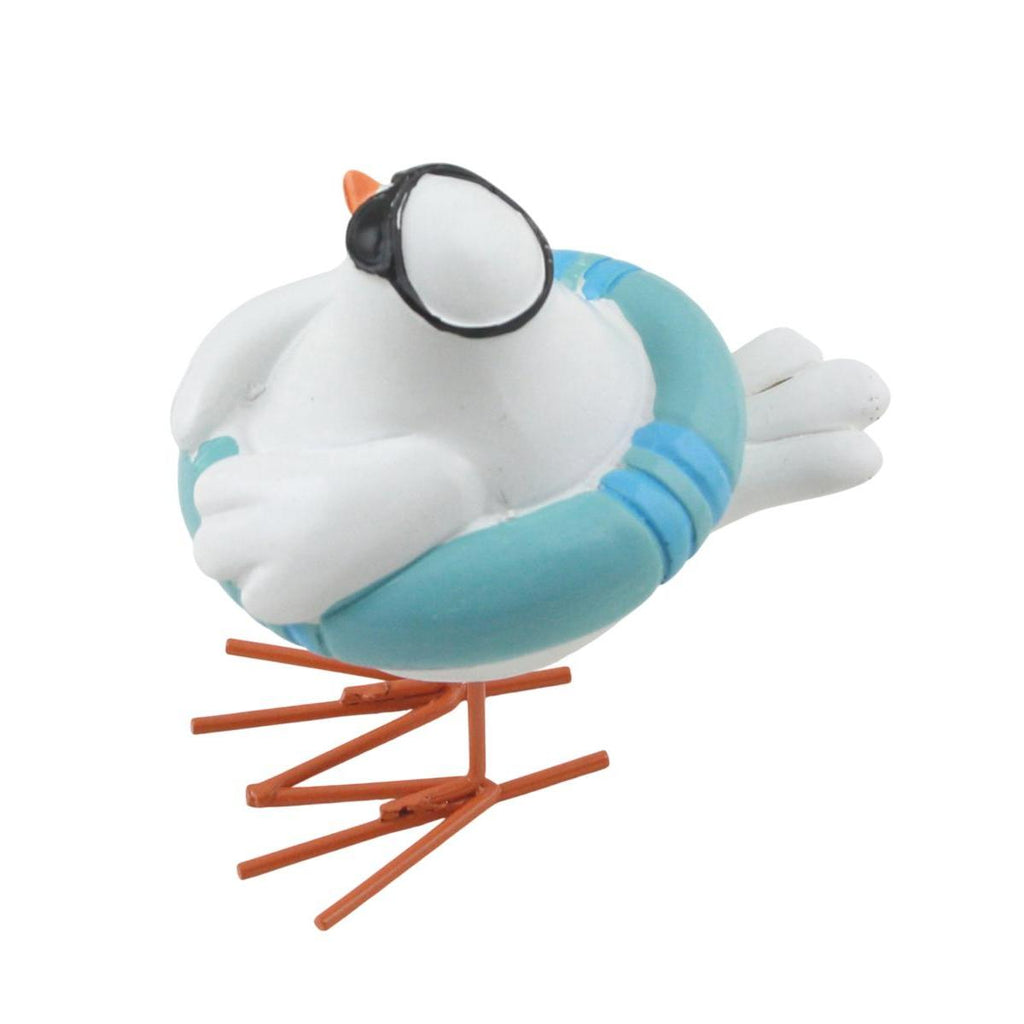 Maritime Dekofigur Huhn aus Polystone – Seedesign Höhe ca. 11 cm DH12