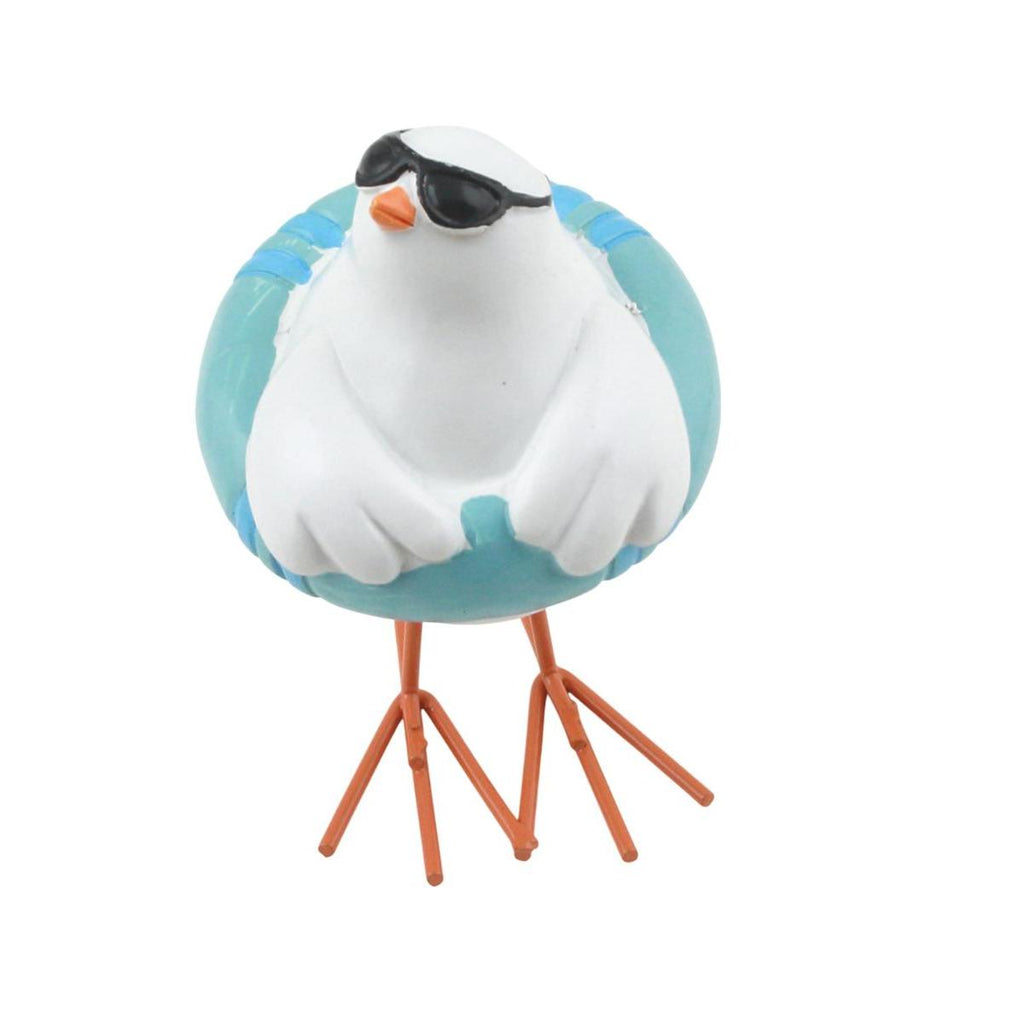 Maritime Dekofigur Huhn aus Polystone – Seedesign Höhe ca. 11 cm DH12
