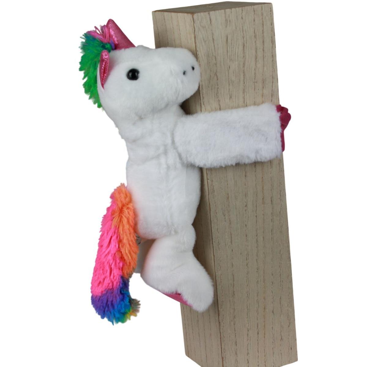 Einhorn Schnapparmband aus Plüsch – Kuscheltier & Begleiter Höhe ca.25cm