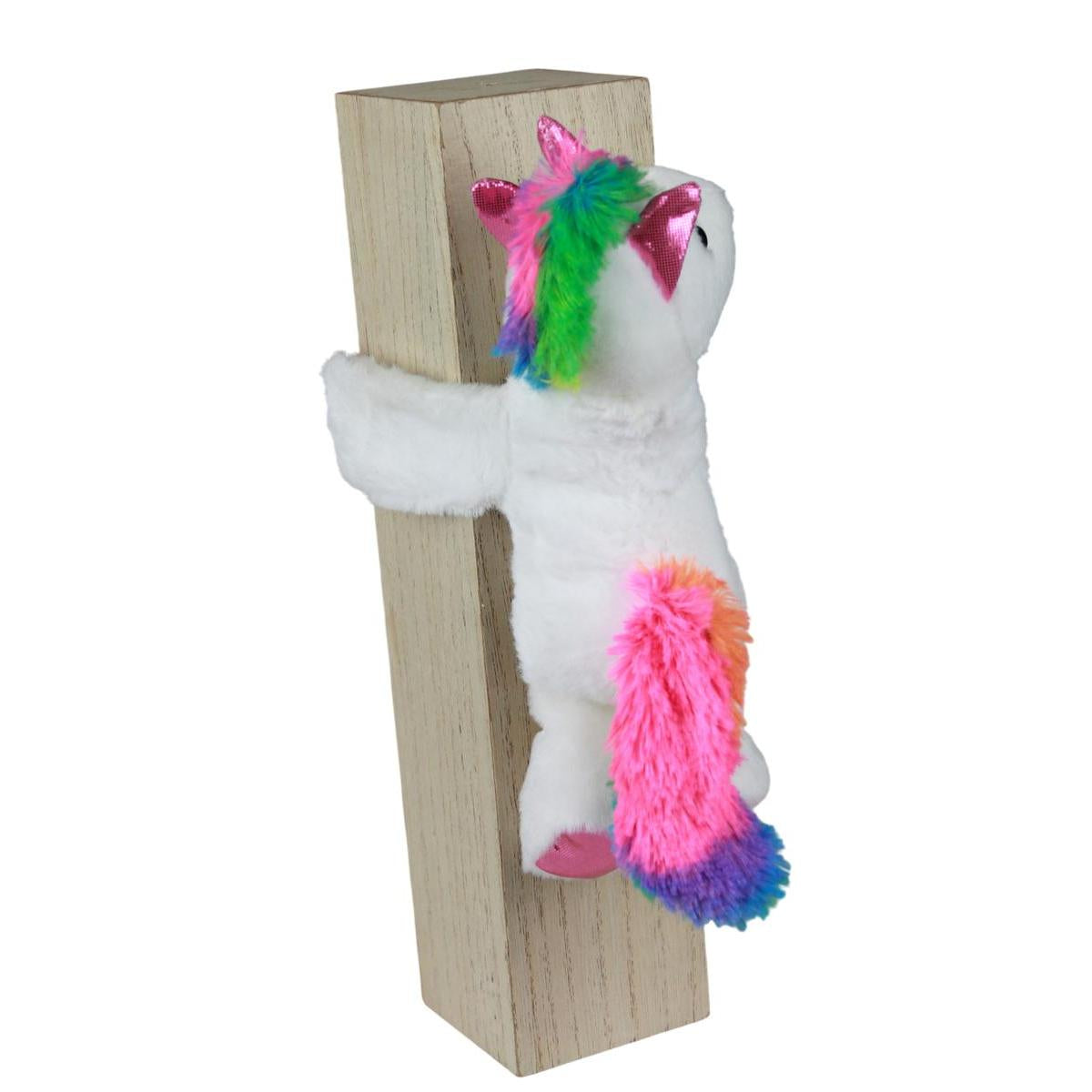 Einhorn Schnapparmband aus Plüsch – Kuscheltier & Begleiter Höhe ca.25cm