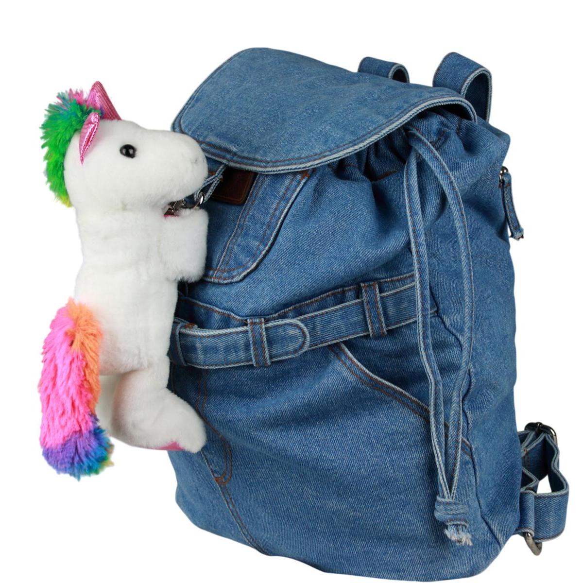Einhorn Schnapparmband aus Plüsch – Kuscheltier & Begleiter Höhe ca.25cm