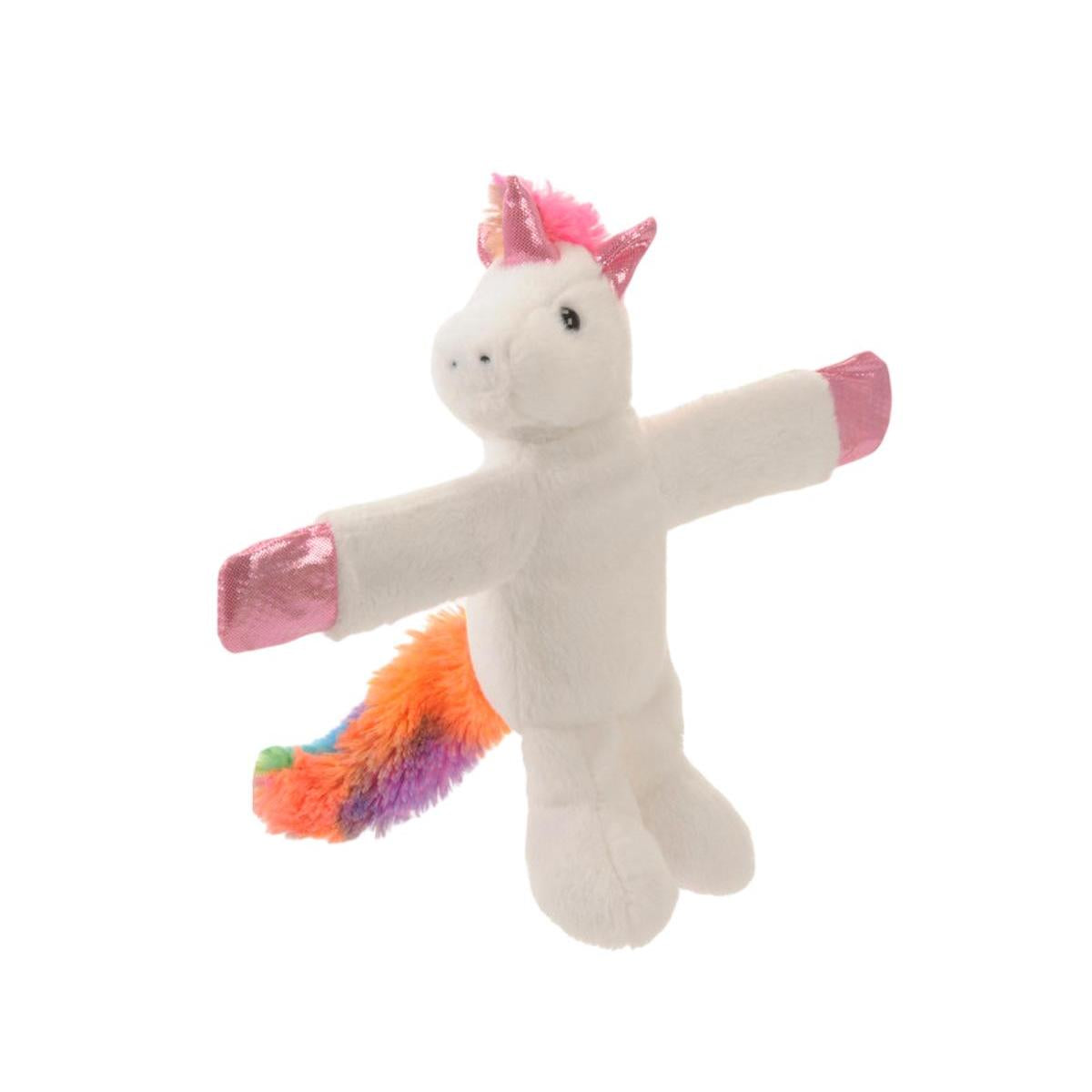 Einhorn Schnapparmband aus Plüsch – Kuscheltier & Begleiter Höhe ca.25cm