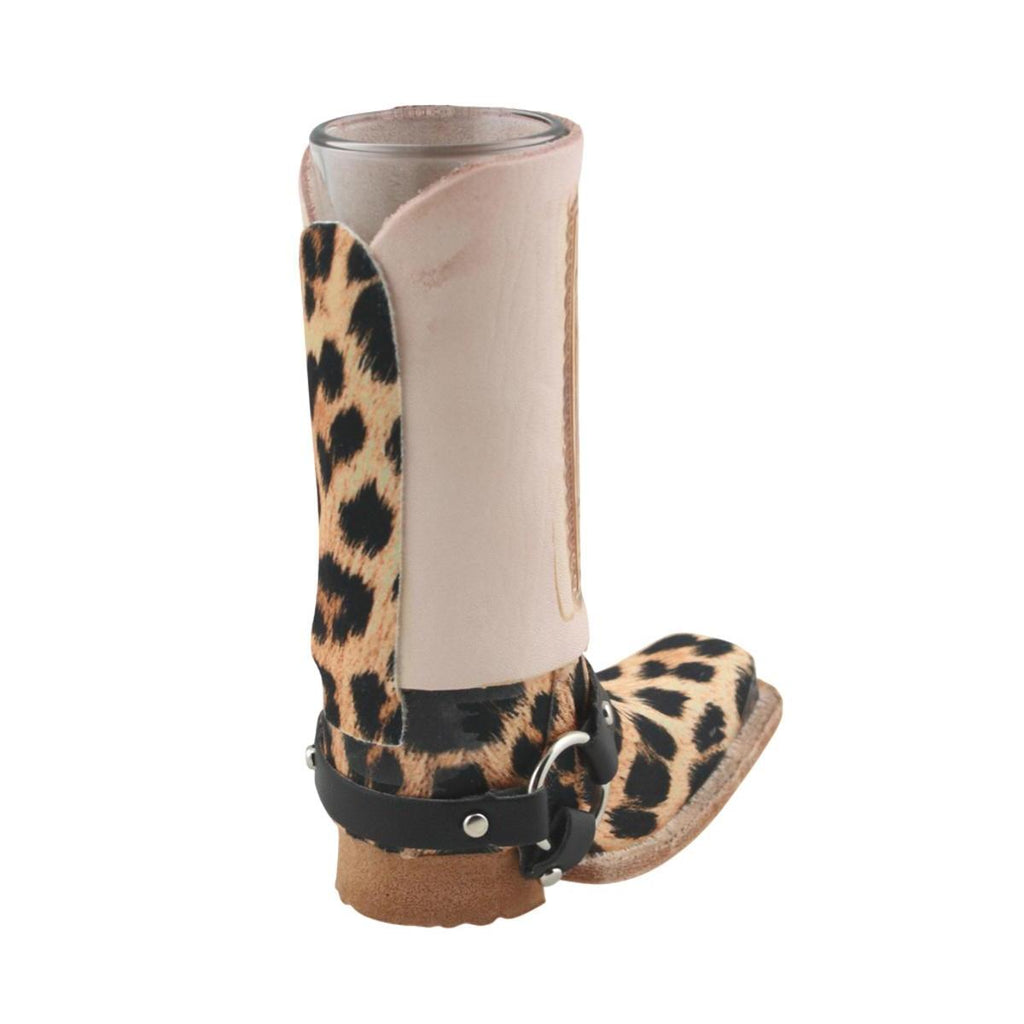 Schnapsglas im Cowboy Stiefel aus Leder – Handarbeit Mexico –Western GL11