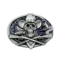Gürtelschnalle aus Zinn – Metall Buckle für Gürtel bis 4 cm GS14
