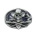 Gürtelschnalle aus Zinn – Metall Buckle für Gürtel bis 4 cm GS14