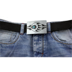Gürtelschnalle Tatze aus Zinn – Buckle für Gürtel bis 4 cm GS6