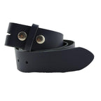 Ledergürtel Dunkelblau – Wechselgürtel 4 cm für Buckles