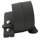 Ledergürtel Grau – Wechselgürtel 4 cm für Buckles