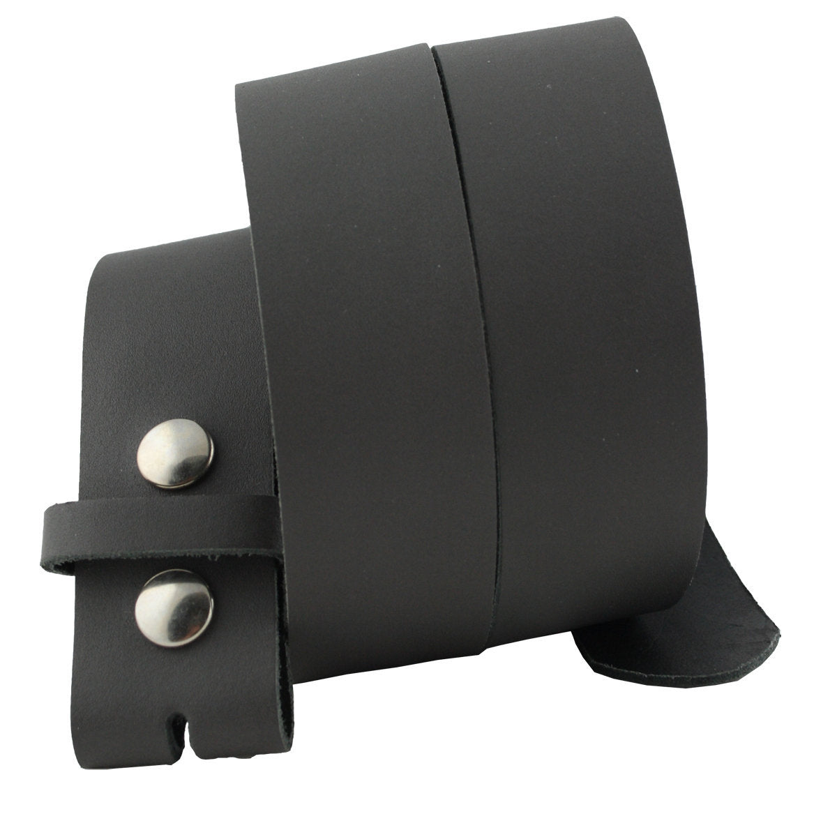 Ledergürtel Grau – Wechselgürtel 4 cm für Buckles
