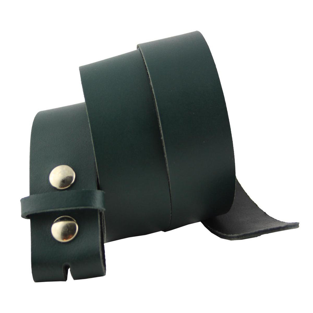 Ledergürtel Grün – Wechselgürtel 4 cm für Buckles
