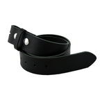 Wasserbüffel Ledergürtel Schwarz – Vollleder Wechselgürtel 4 cm