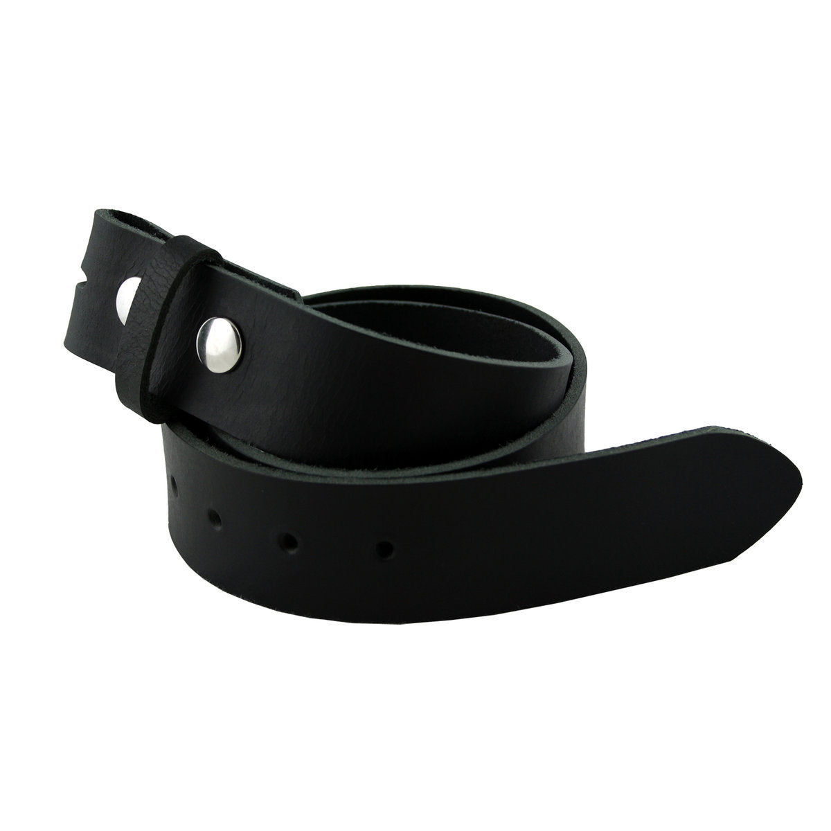 Wasserbüffel Ledergürtel Schwarz – Vollleder Wechselgürtel 4 cm