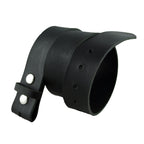Wasserbüffel Ledergürtel Schwarz – Vollleder Wechselgürtel 4 cm