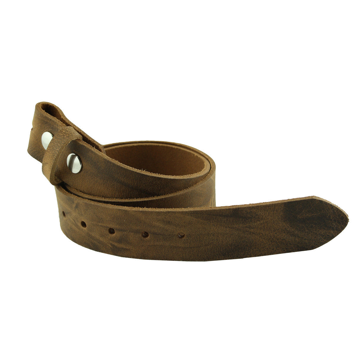 Wasserbüffel Ledergürtel Braun – Vollleder Wechselgürtel 4 cm