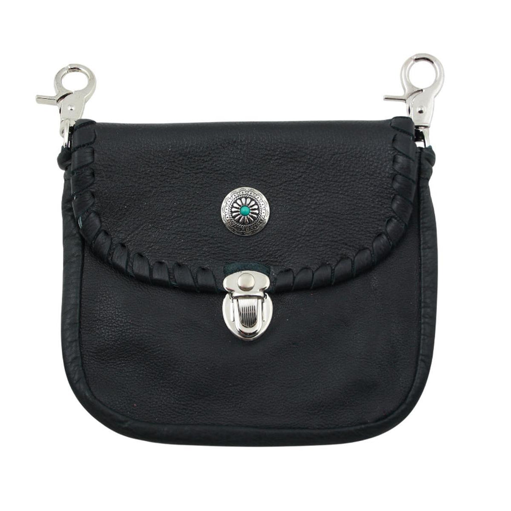Leder Gürteltasche Hüfttasche mit Karabinerhaken K34