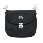 Leder Gürteltasche Hüfttasche mit Karabinerhaken K34