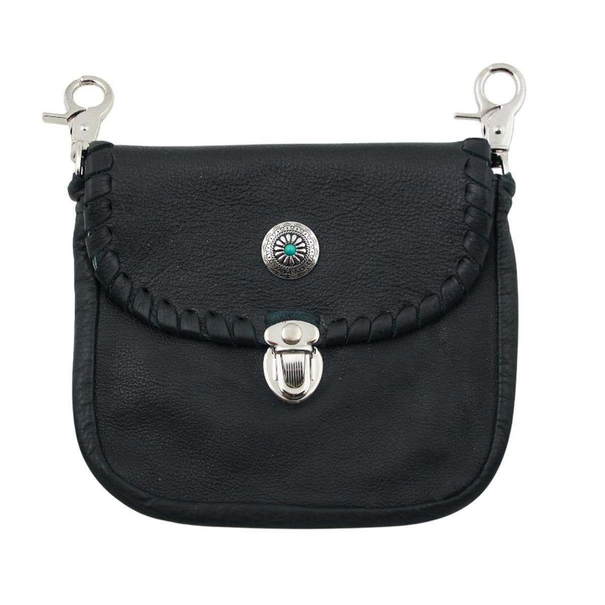 Leder Gürteltasche Hüfttasche mit Karabinerhaken K34