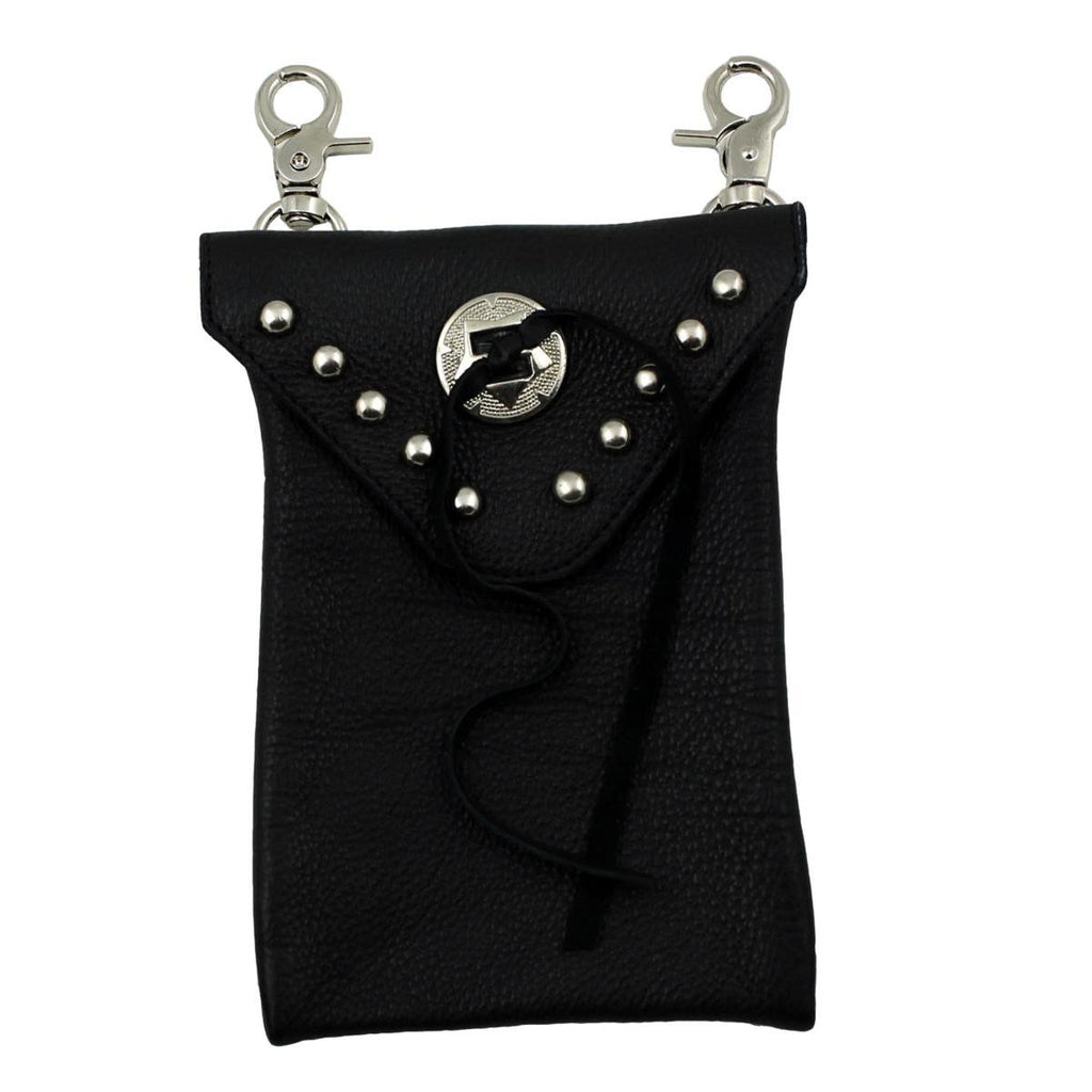 Festival Tasche Gürteltasche Hüfttasche Geldbörse Leder mit Karabiner K6