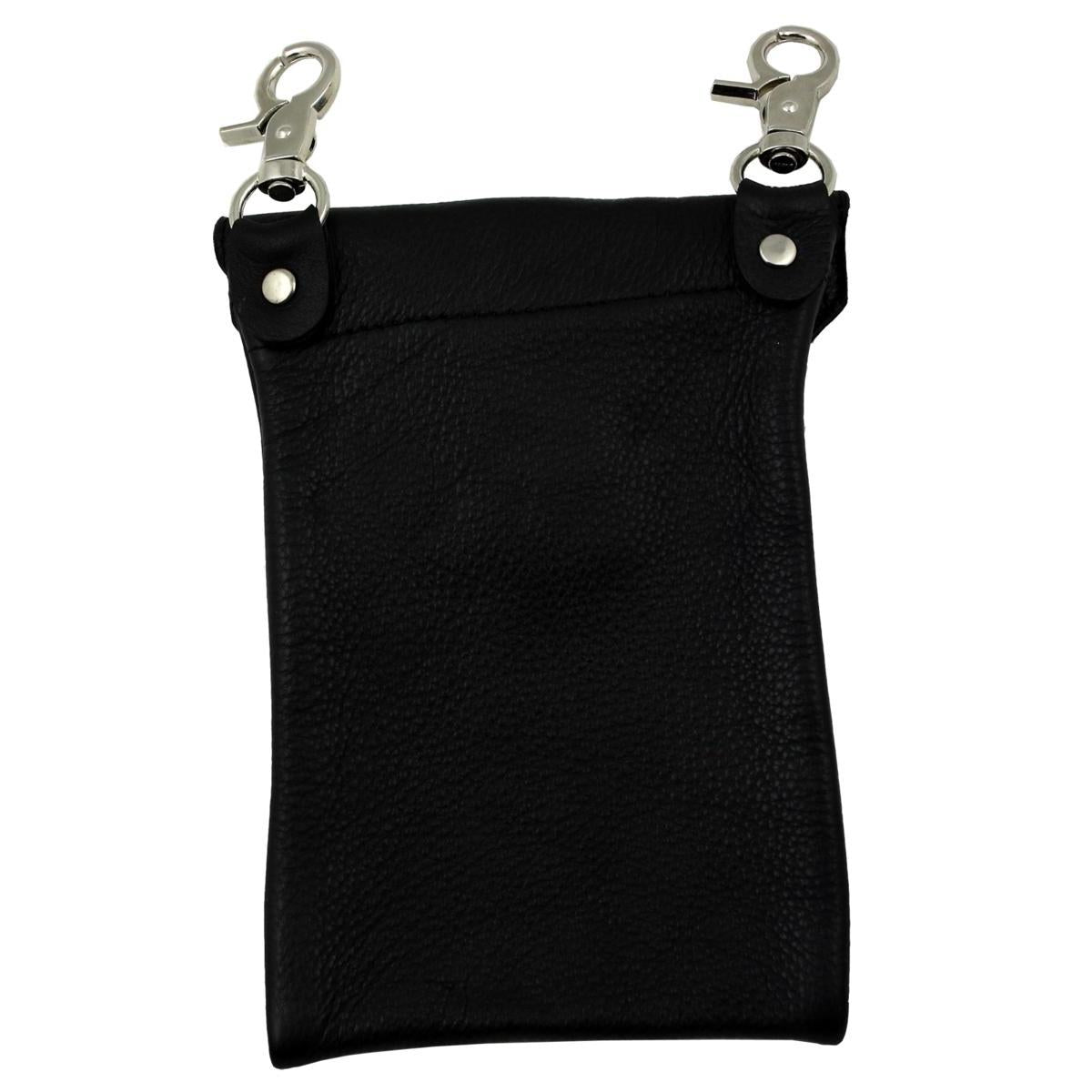 Festival Tasche Gürteltasche Hüfttasche Geldbörse Leder mit Karabiner K6