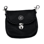 Festival Tasche Gürteltasche Hüfttasche Geldbörse Leder mit Karabiner K31