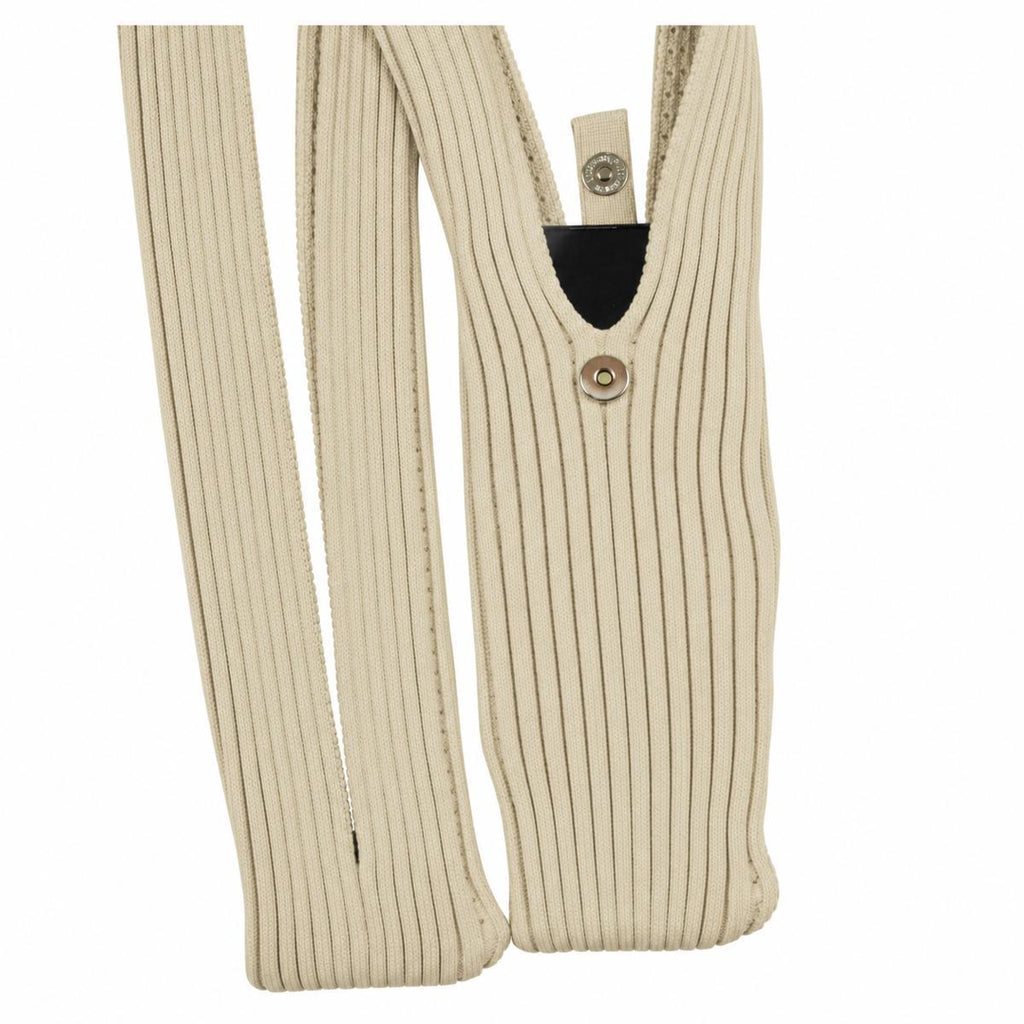 Crossbody Handytasche Natur – Ribbed Smartphone Tasche aus 100 % Polyester