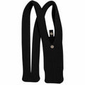Crossbody Handytasche Schwarz – Ribbed Smartphone Tasche aus 100 % Polyester