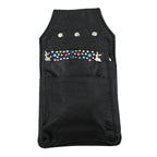Leder Holster für Kellnerbörse mit Kristall-Glassteinen – Strass Holster HK128
