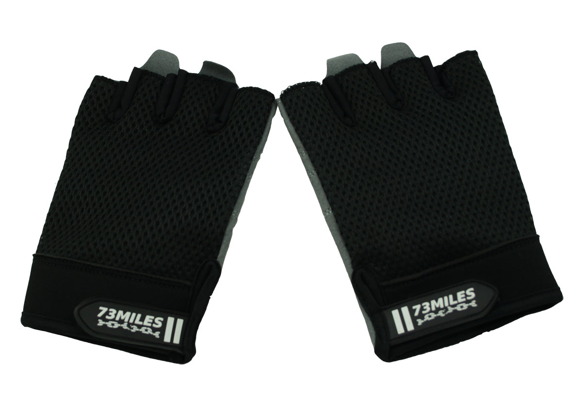 Leder Fahrrad Handschuhe Fitness Sport Fingerlos Atmungsaktiv G03