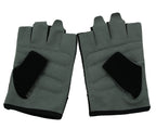 Leder Fahrrad Handschuhe Fitness Sport Fingerlos Atmungsaktiv G03