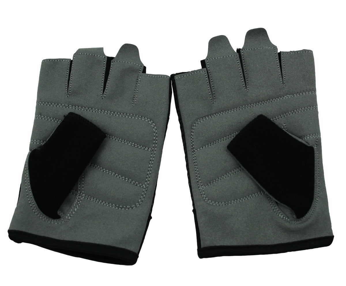 Leder Fahrrad Handschuhe Fitness Sport Fingerlos Atmungsaktiv G03