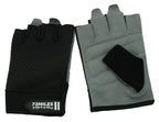 Leder Fahrrad Handschuhe Fitness Sport Fingerlos Atmungsaktiv G03