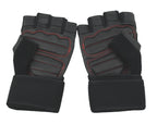 Leder Kraftsport Handschuhe Fitness Sport Bodybuilding Fingerlos S-XXL  G14