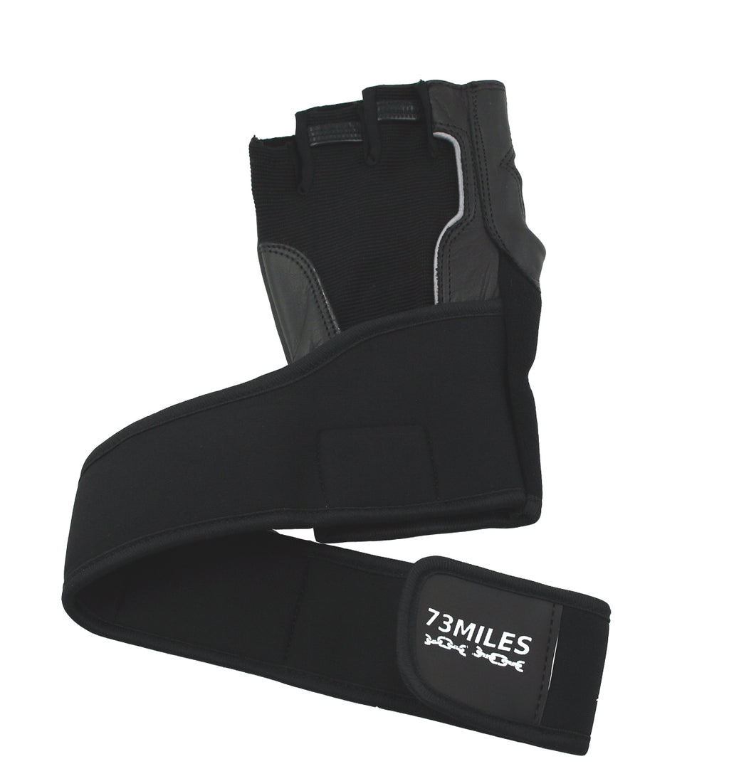 Leder Kraftsport Handschuhe Fitness Sport Bodybuilding Fingerlos S-XXL  G14