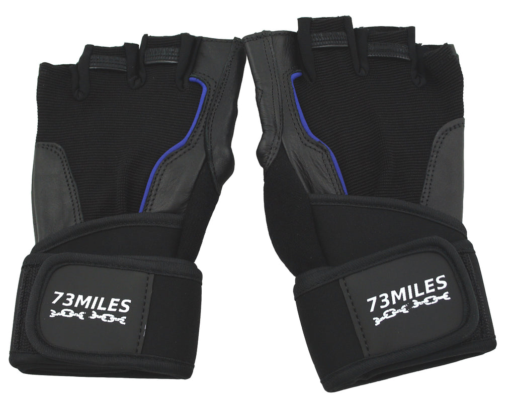 Leder Kraftsport Handschuhe Fitness Sport Bodybuilding Fingerlos S-XXL  G15