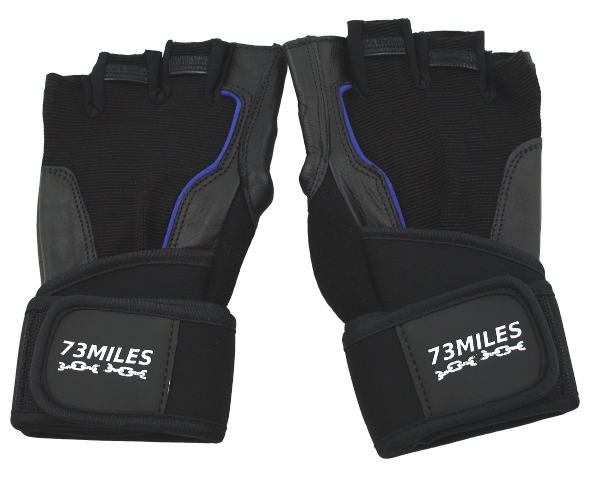 Leder Kraftsport Handschuhe Fitness Sport Bodybuilding Fingerlos S-XXL  G15