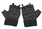 Leder Kraftsport Handschuhe Fitness Sport Bodybuilding Fingerlos S-XXL  G16