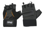 Leder Kraftsport Handschuhe Fitness Sport Bodybuilding Fingerlos S-XXL  G16